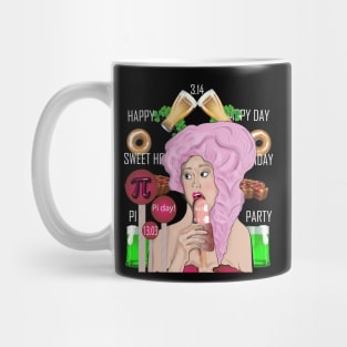 Girl For A Nerd Math Pi Day Mug